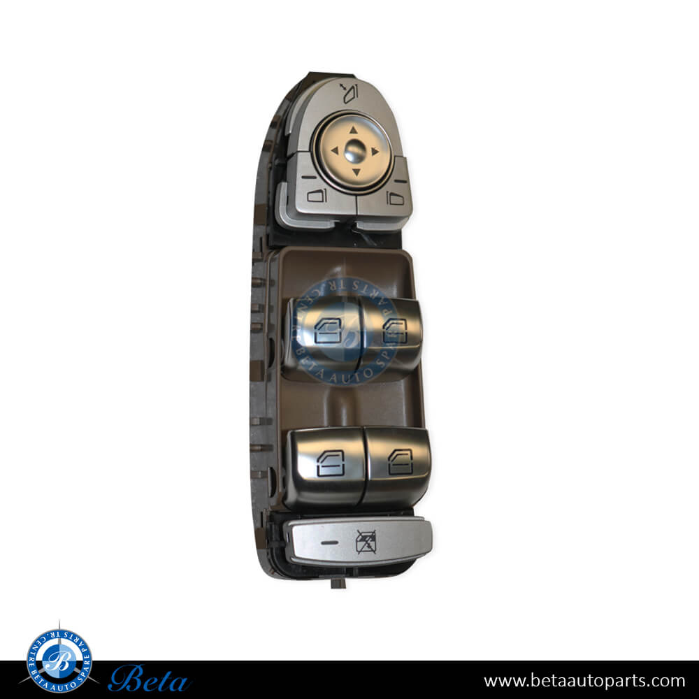 Master Window Switch Brown for Mercedes C-Class/S-Class/GLC-Class W205/W222/W253/C253 2014-Up models, Part Number 2059056811-8Q54 Master Window Switch Brown for Mercedes C-Class/S-Class/GLC-Class W205/W222/W253/C253 2014-Up models, Part Number 2059056811-8Q54